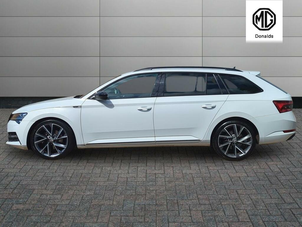 Skoda Superb 1.5 Tsi Act Sportline Plus Dsg Euro 6 Ss White #6