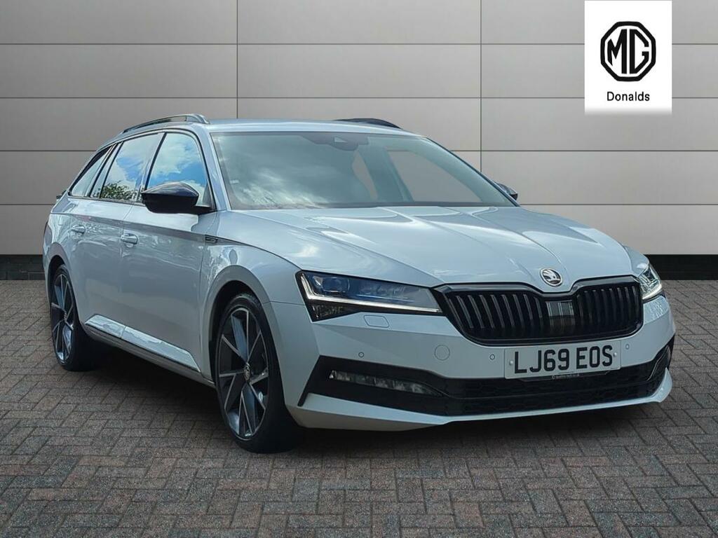 Skoda Superb 1.5 Tsi Act Sportline Plus Dsg Euro 6 Ss White