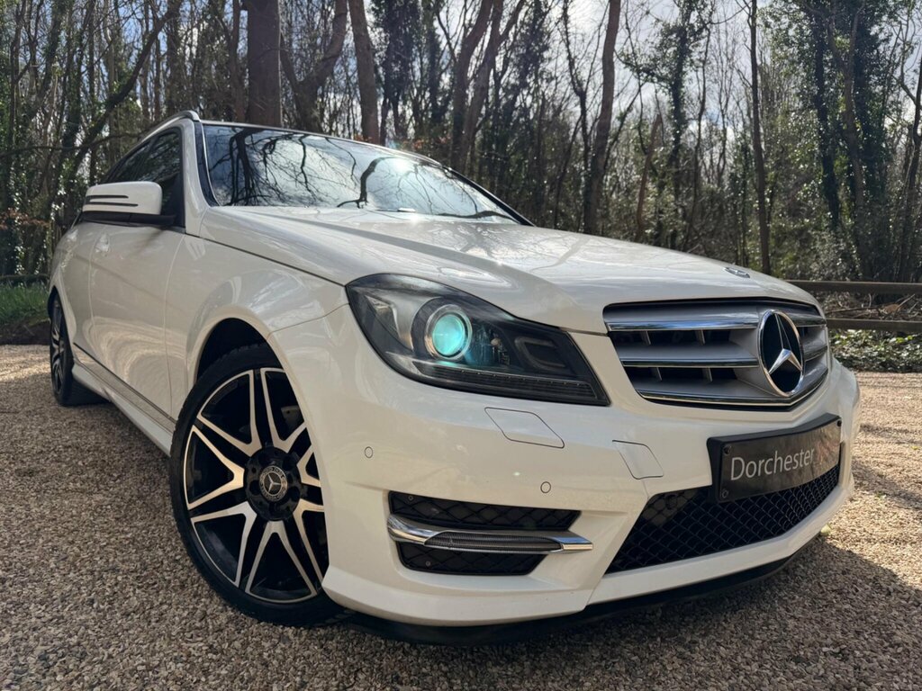 Mercedes-Benz C Class 3.0 C350 Cdi V6 Amg Sport Plus Estate G White