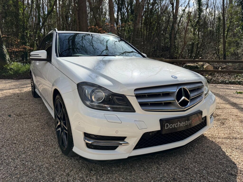 Mercedes-Benz C Class 3.0 C350 Cdi V6 Amg Sport Plus Estate G White #2