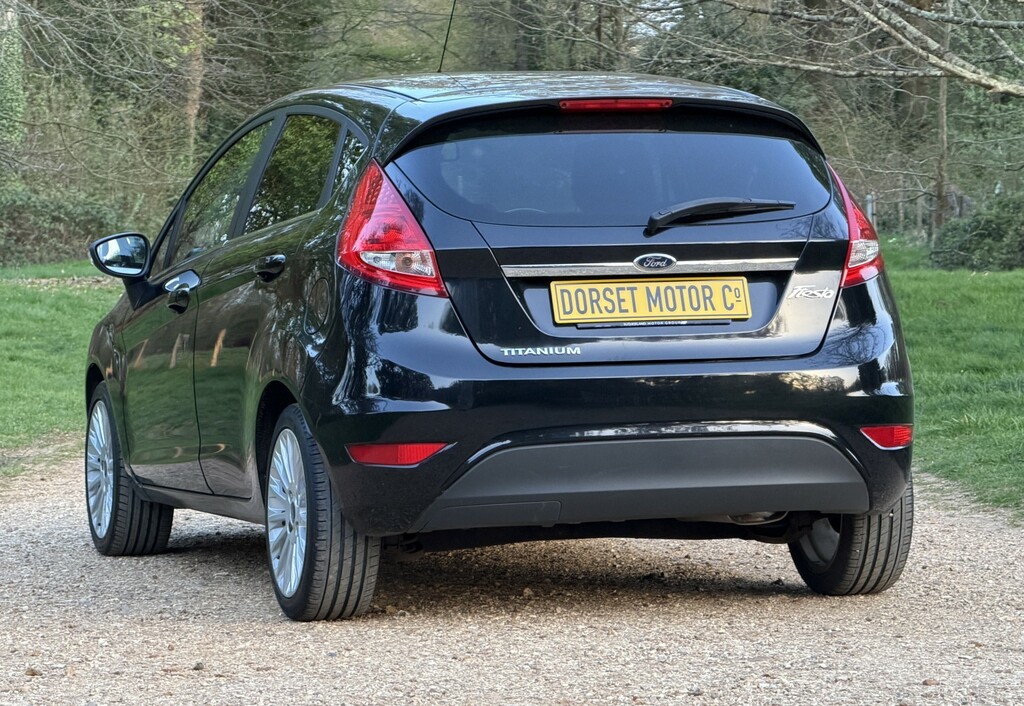 Ford Fiesta Hatchback 1.4 Titanium 2012 RO12HMK Black #4
