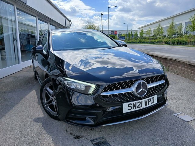 Mercedes-Benz A Class 1.3 A180 Amg Line Executive Hatchback SN21WPD Black #3