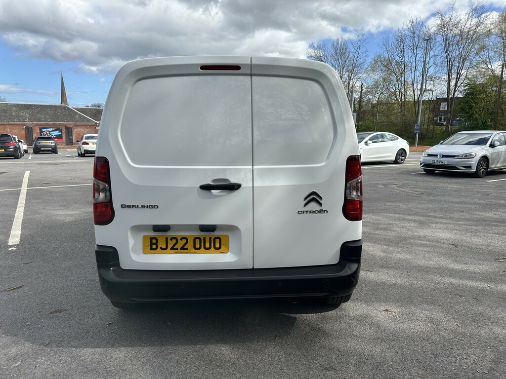 Citroen Berlingo Panel Van 1.5 Bluehdi 1000 Enterprise M Pro 2022 BJ22OUO White #4