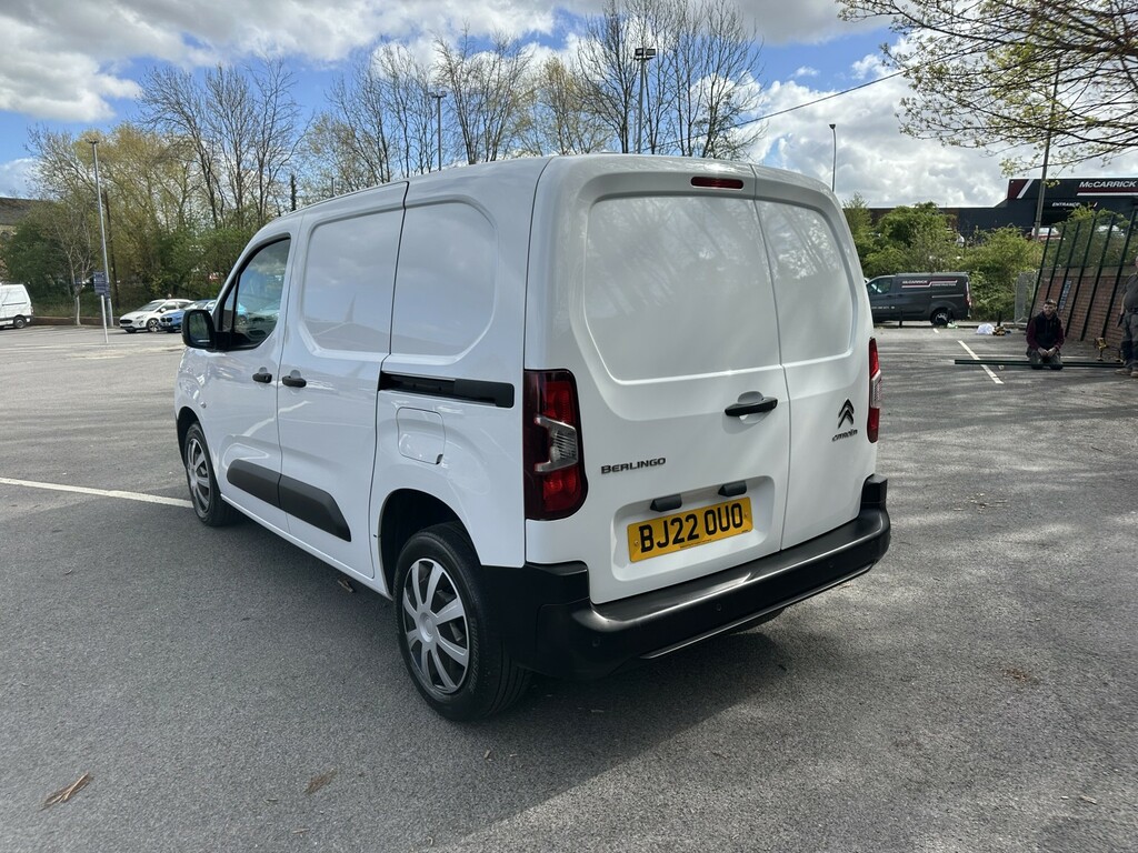 Citroen Berlingo Panel Van 1.5 Bluehdi 1000 Enterprise M Pro 2022 BJ22OUO White #5