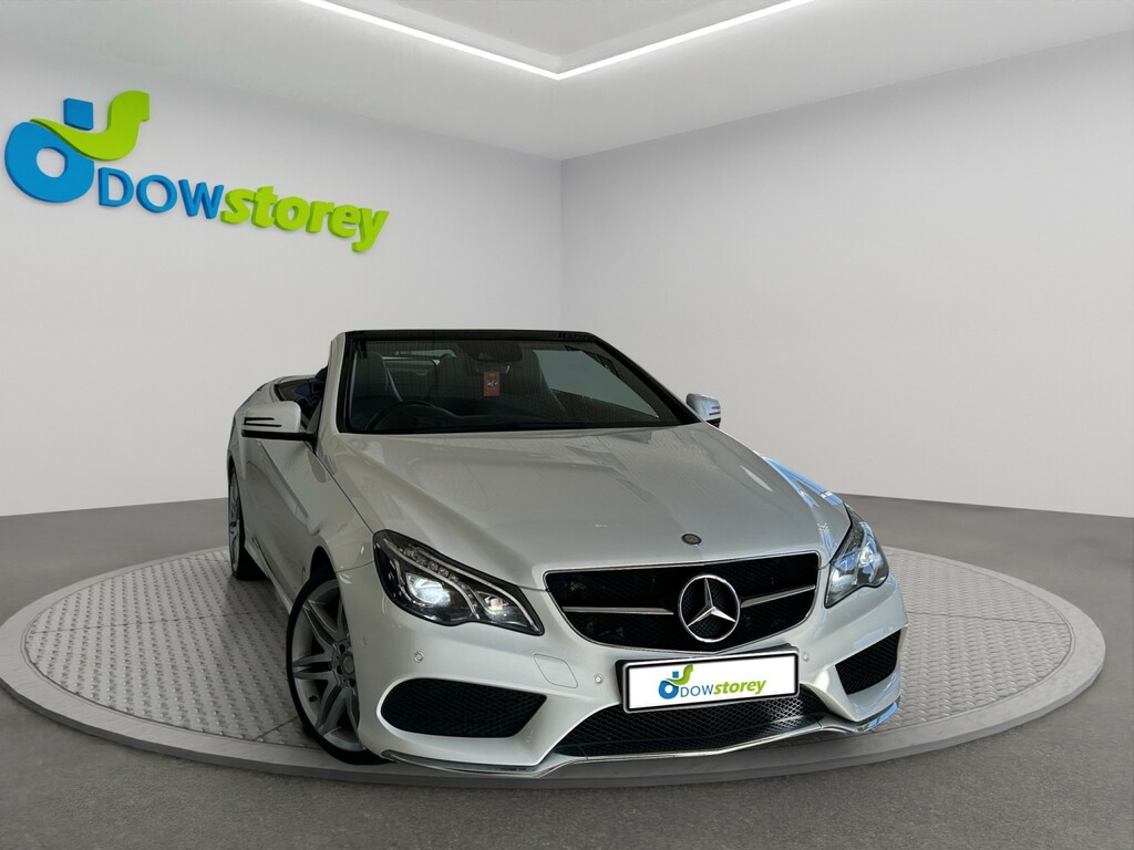 Mercedes-Benz E Class Convertible 3.0 E350d V6 Amg Line Edition 201717 White