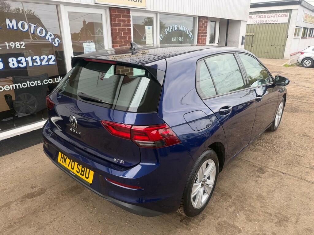 Volkswagen Golf Hatchback 1.5 Etsi Mhev Life Dsg Euro 6 Ss HK70SBU Blue #3