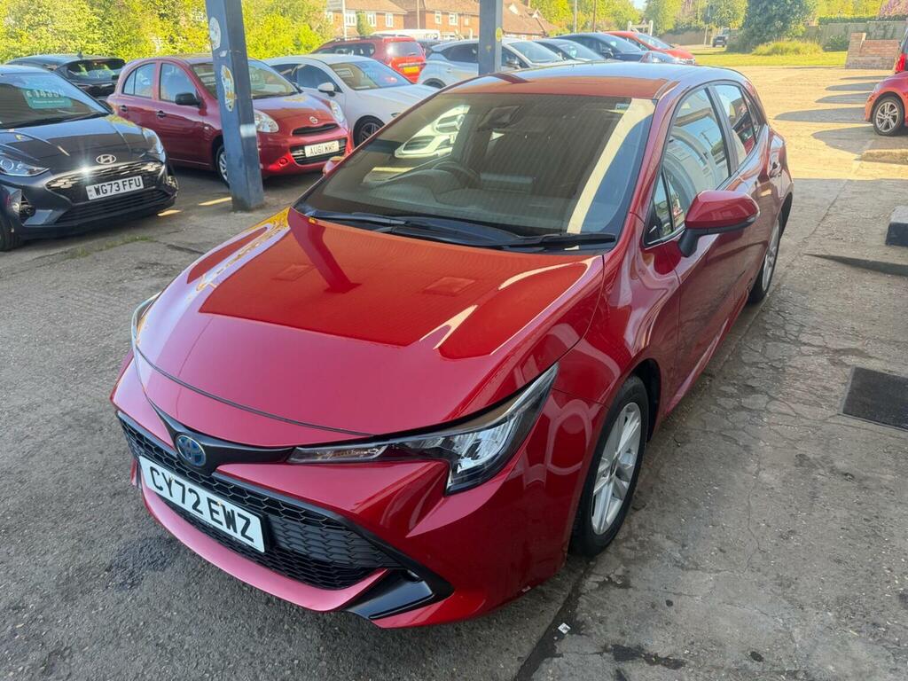 Toyota Corolla Hatchback 1.8 Vvt-h Icon Cvt Euro 6 Ss 202 CY72EWZ Red #6