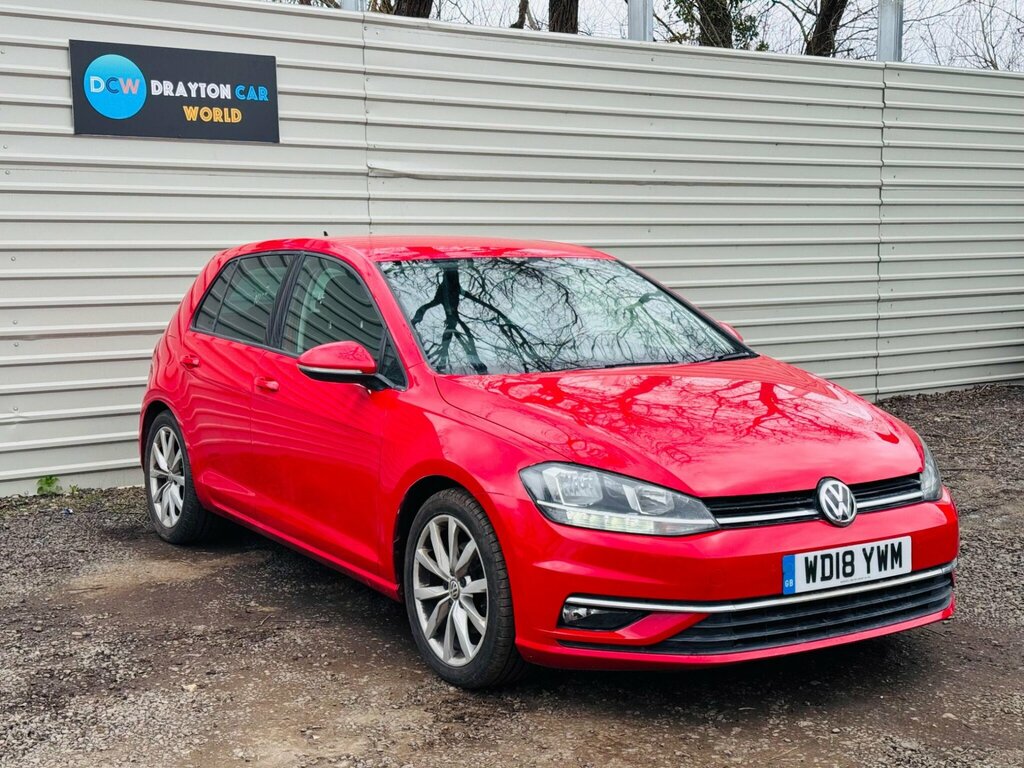 Volkswagen Golf 2.0 Tdi Gt Euro 6 Ss WD18YWM Red #3