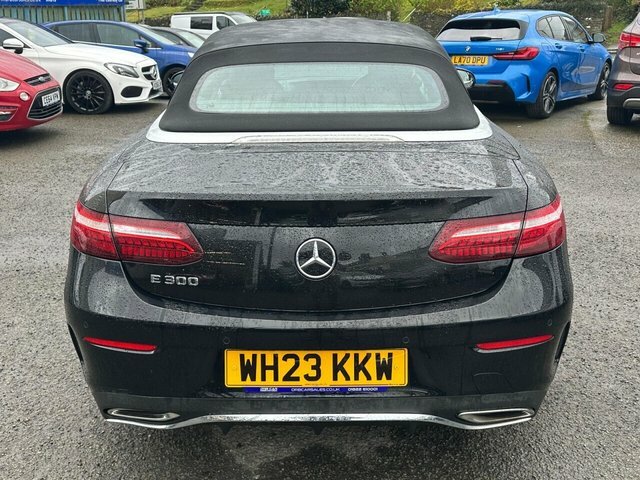 Mercedes-Benz E Class 2.0 E300h Mhev Amg Line Premium Cabriolet Pe WH23KKW Black #5