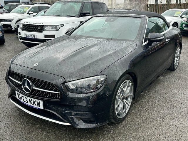 Mercedes-Benz E Class 2.0 E300h Mhev Amg Line Premium Cabriolet Pe WH23KKW Black #3