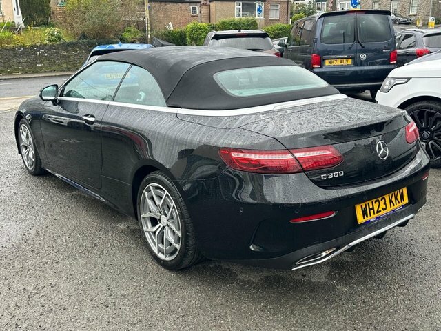 Mercedes-Benz E Class 2.0 E300h Mhev Amg Line Premium Cabriolet Pe WH23KKW Black #4