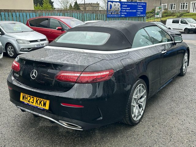 Mercedes-Benz E Class 2.0 E300h Mhev Amg Line Premium Cabriolet Pe WH23KKW Black #6