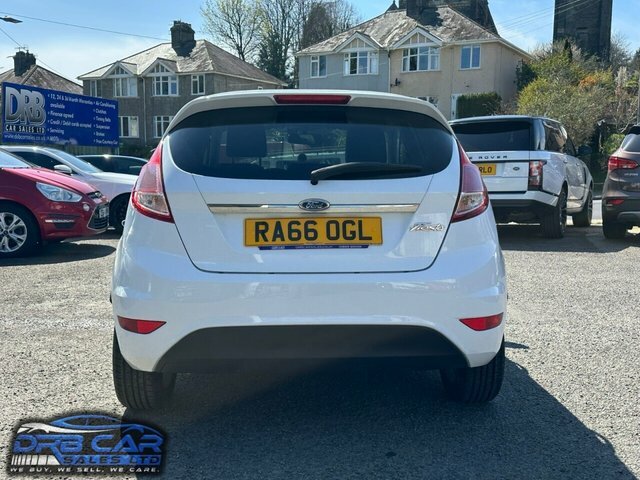 Ford Fiesta 1.25 Zetec Hatchback Euro 6 82 RA66OGL White #5