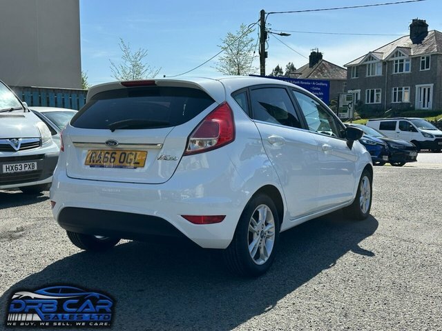 Ford Fiesta 1.25 Zetec Hatchback Euro 6 82 RA66OGL White #6