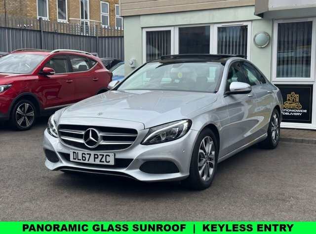 Mercedes-Benz C Class 2.1 C220d Sport Premium Saloon G-tron DL67PZC Silver #3