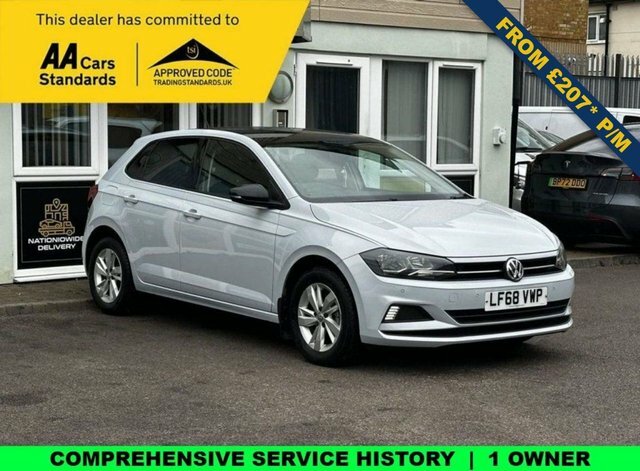 Volkswagen Polo 1.0 Tsi Se Hatchback Euro 6 Ss Silver