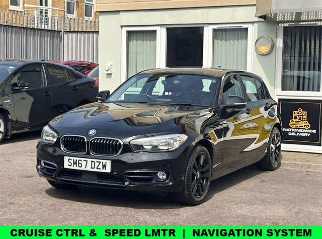 BMW 1 Series 2.0 120I Sport Hatchback Euro 6 S SM67DZW Black #3