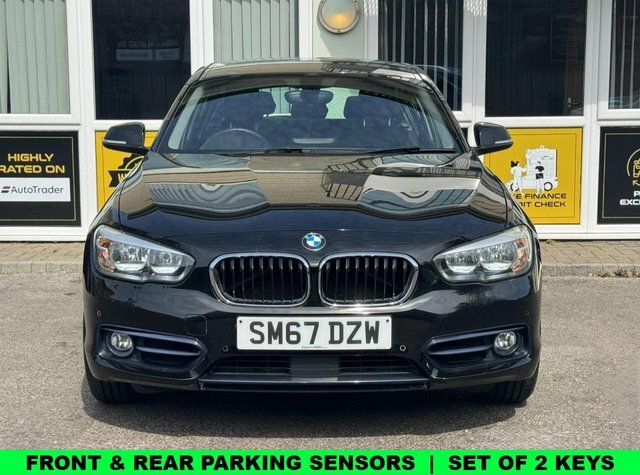 BMW 1 Series 2.0 120I Sport Hatchback Euro 6 S SM67DZW Black #2