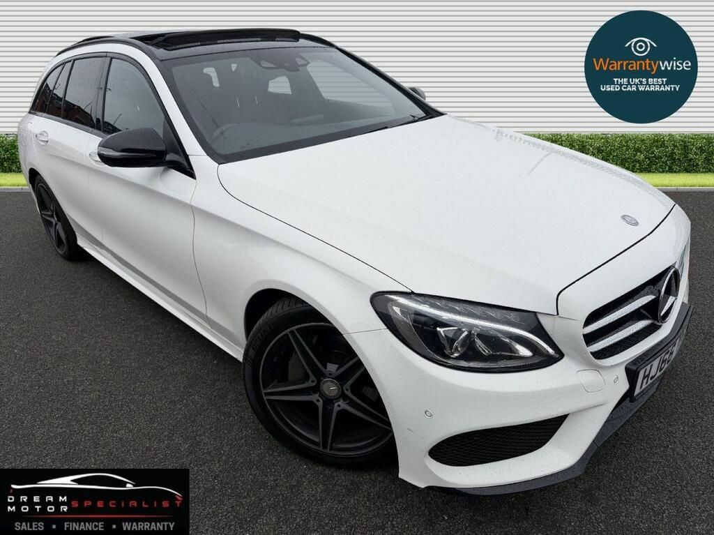 Mercedes-Benz C Class 2.1 C220d Amg Line Premium Estate G-t White