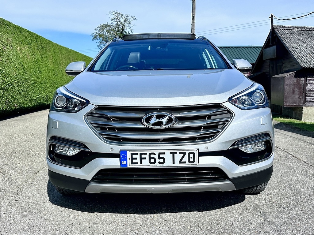 Hyundai Santa Fe 2.2 Crdi Blue Drive Premium Se Suv EF65TZO Silver #5