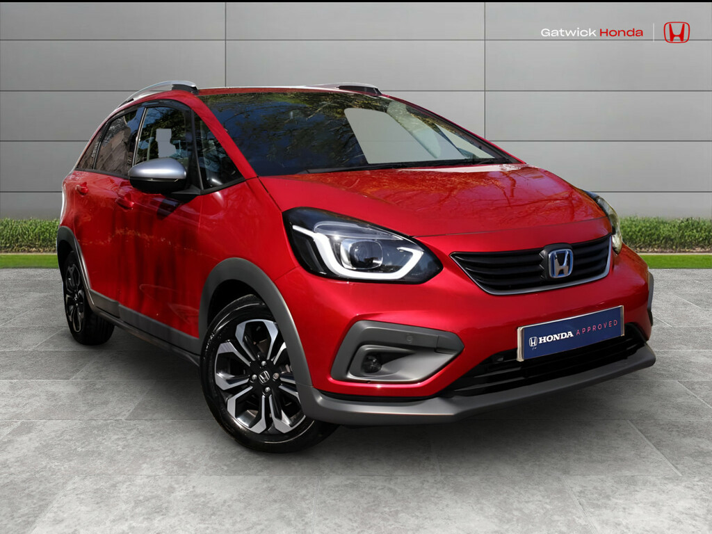 Honda Jazz 1.5 I-mmd Hybrid Crosstar Ex Ecvt Red