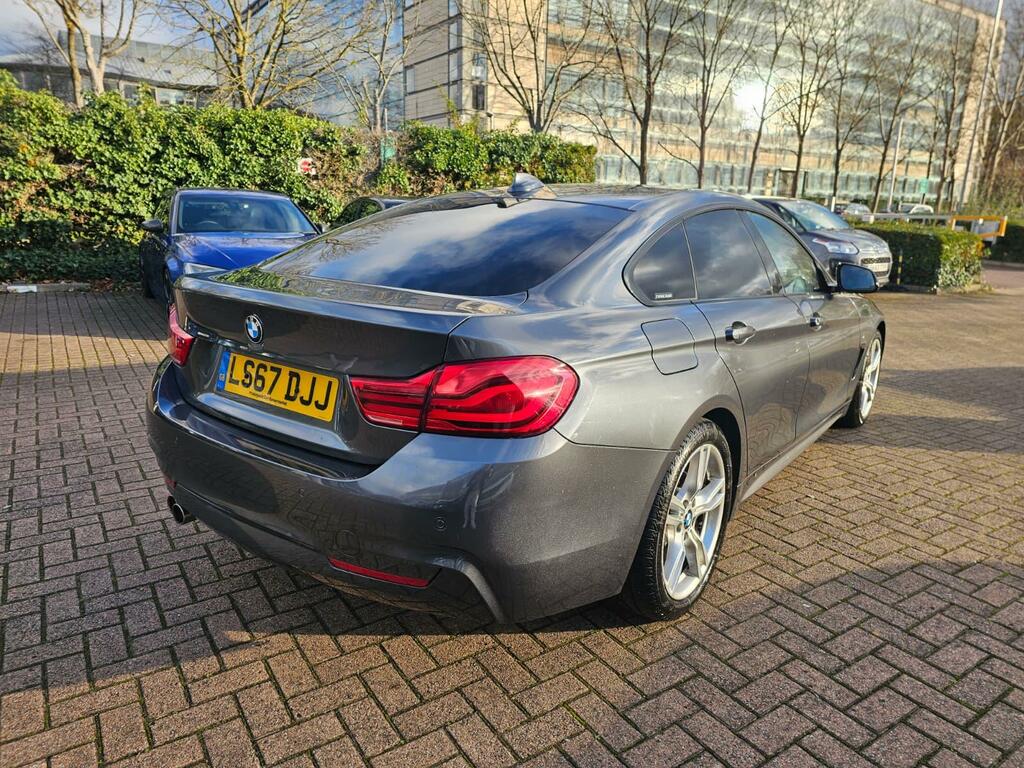 BMW 4 Series Gran Coupe 2.0 420D M Sport Hatchback Euro 6 LS67DJJ Grey #4