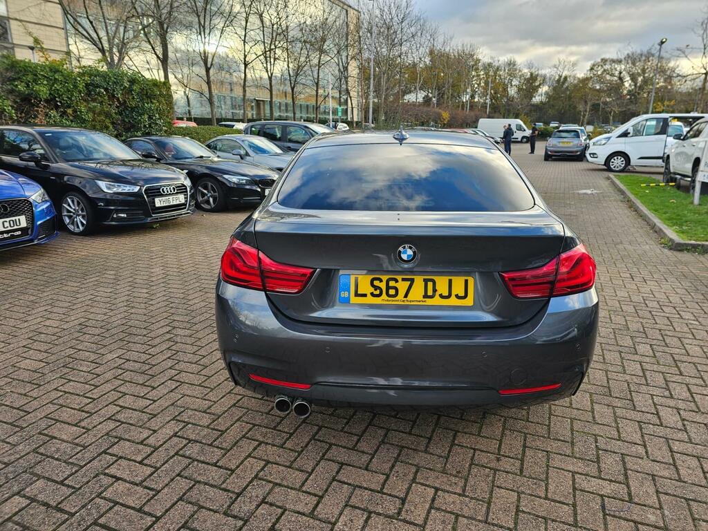 BMW 4 Series Gran Coupe 2.0 420D M Sport Hatchback Euro 6 LS67DJJ Grey #6