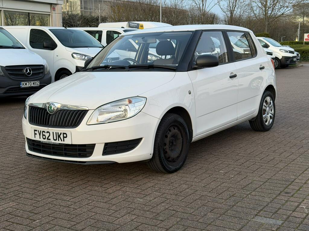 Skoda Fabia 1.6 Tdi S Hatchback Euro 5 75 P White #5