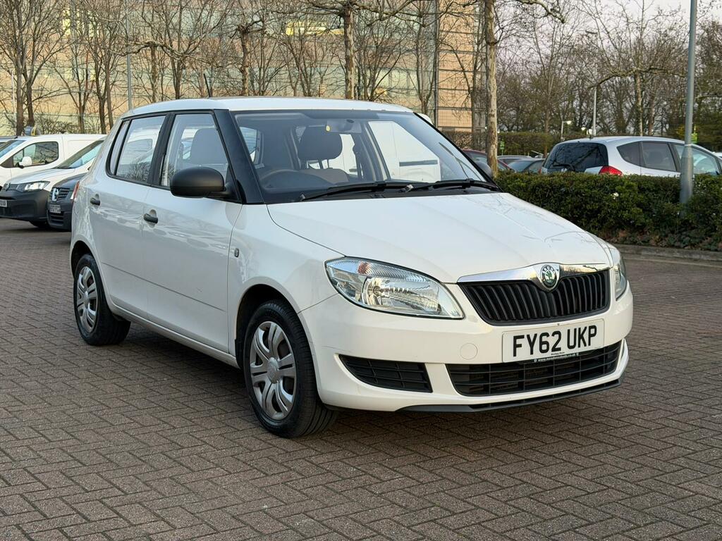 Skoda Fabia 1.6 Tdi S Hatchback Euro 5 75 P White #6