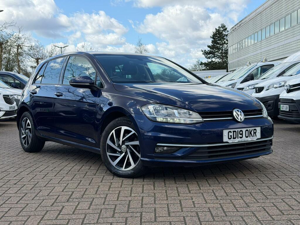Volkswagen Golf 1.6 Tdi Match Hatchback Dsg Euro 6 S S GD19OKR Blue #2