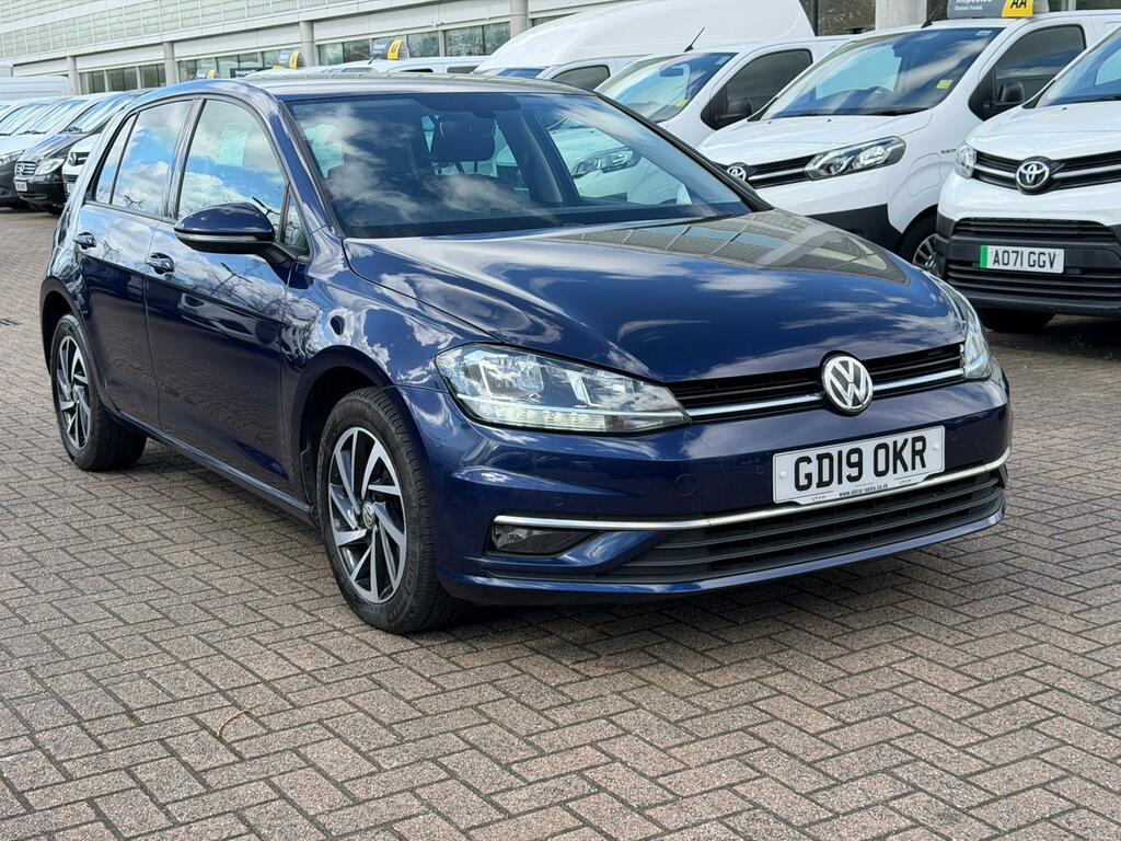 Volkswagen Golf 1.6 Tdi Match Hatchback Dsg Euro 6 S S GD19OKR Blue #3