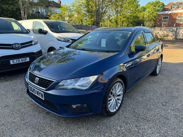 Seat Leon 1.6 Tdi Se Dynamic St Dsg Euro 6 Ss DG19NYN Blue #6