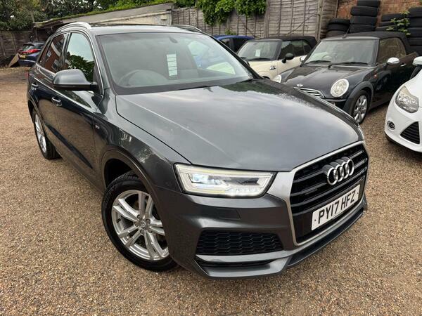 Audi Q3 2.0 Tdi S Line Edition S Tronic Quattro Euro 6 S PY17HFZ Grey