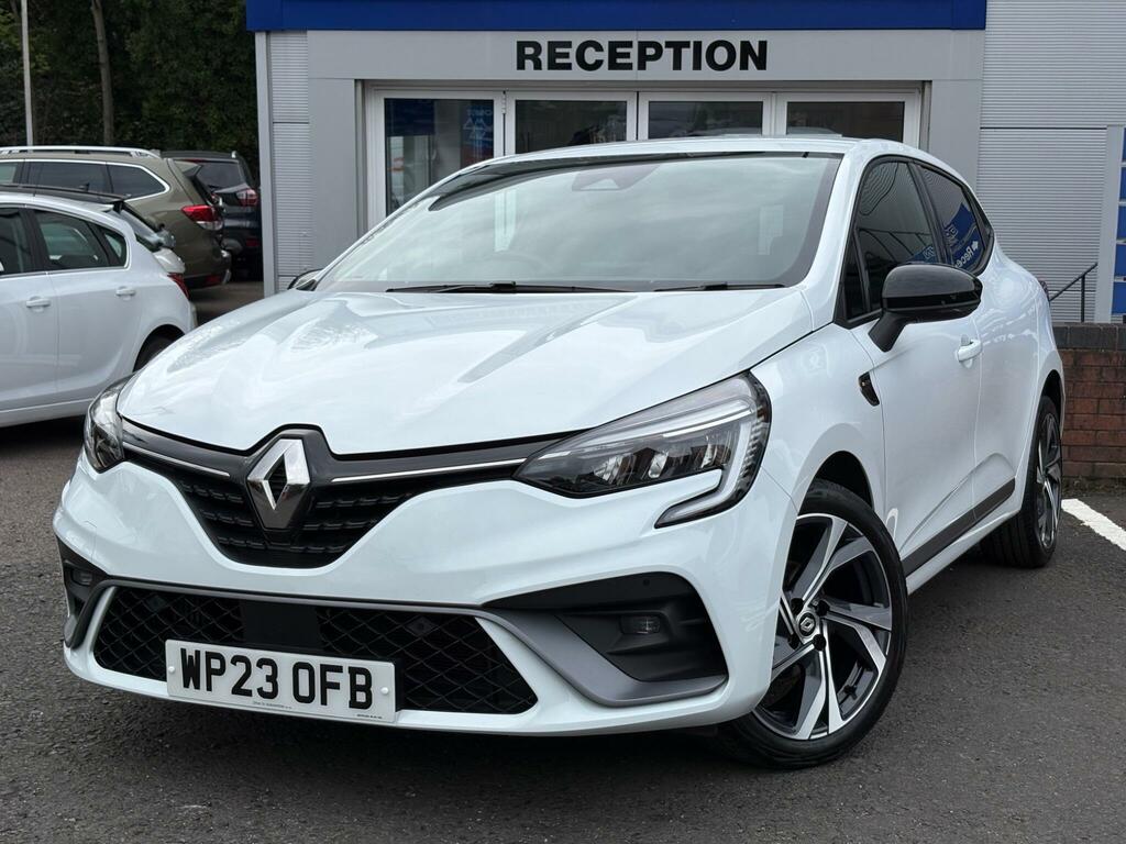 Renault Clio 1.0 Tce Rs Line Euro 6 Ss WP23OFB White #2