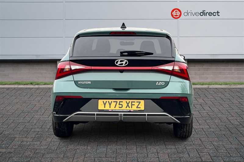 Hyundai I20 1.0 T-gdi Black Line Hatchback E YY75XFZ Green #4
