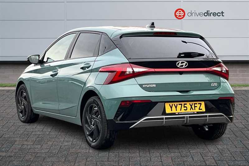 Hyundai I20 1.0 T-gdi Black Line Hatchback E YY75XFZ Green #5