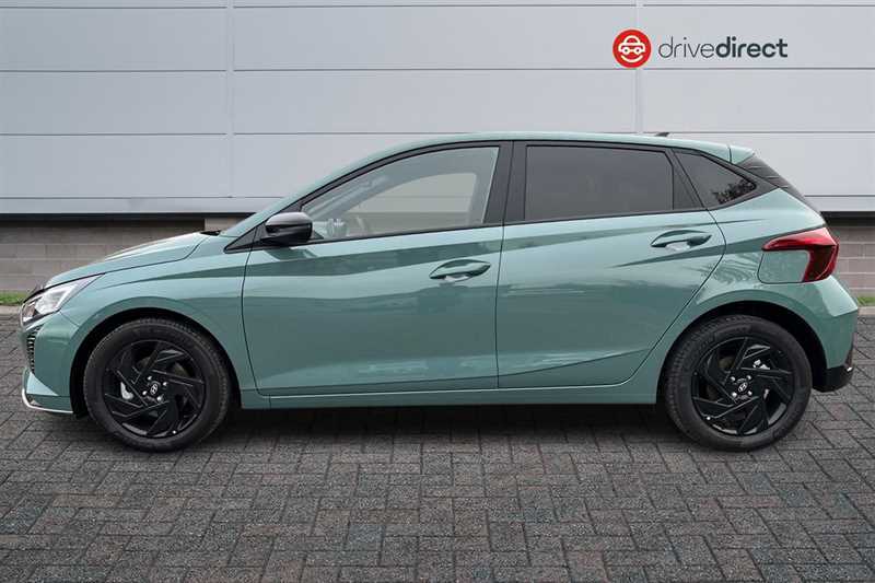 Hyundai I20 1.0 T-gdi Black Line Hatchback E YY75XFZ Green #6
