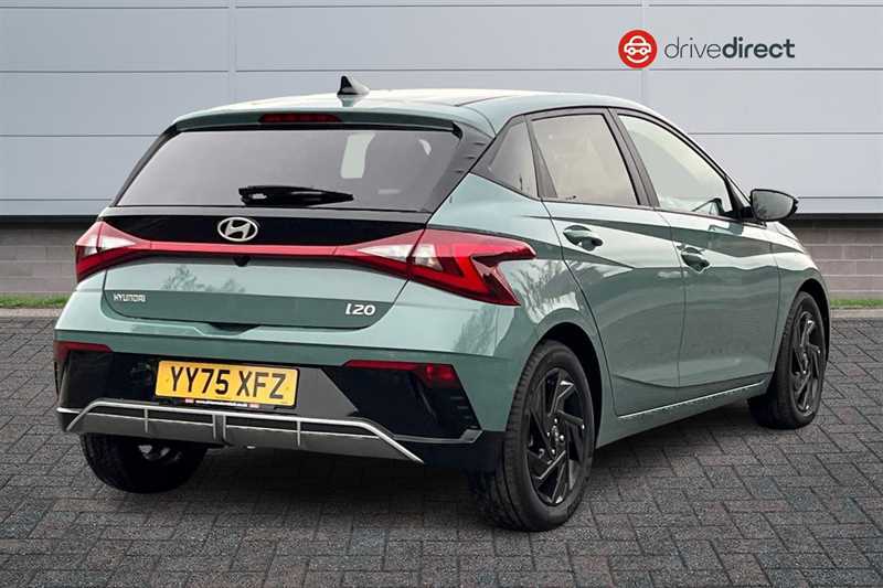 Hyundai I20 1.0 T-gdi Black Line Hatchback E YY75XFZ Green #3