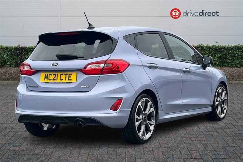 Ford Fiesta 1.0T Ecoboost Mhev St-line X Edition Hatchback MC21CTE Blue #3