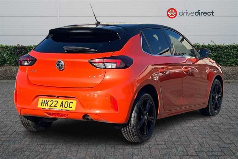 Vauxhall Corsa 1.2 Turbo Elite Edition Hatchback Manua HK22AOC Orange #3