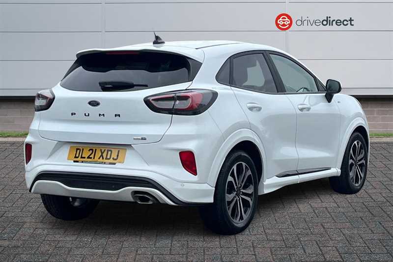 Ford Puma 1.0T Ecoboost Mhev St-line Suv Dct Euro DL21XDJ White #3