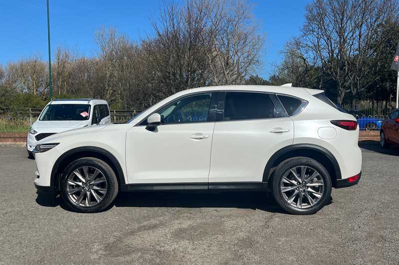 Mazda CX-5 2.0 Skyactiv-g Sport Nav Suv Eu PO19URG White #3