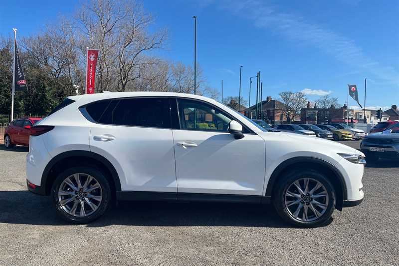 Mazda CX-5 2.0 Skyactiv-g Sport Nav Suv Eu PO19URG White #4