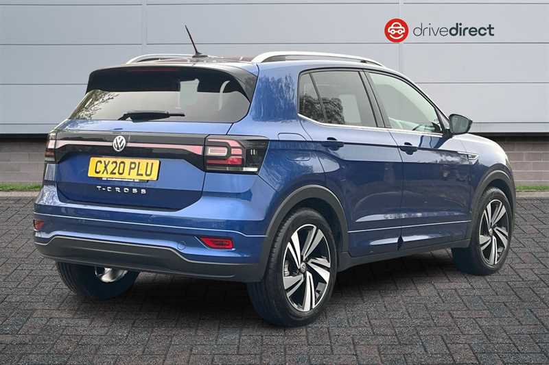 Volkswagen T-Cross 1.0 Tsi R-line Suv Euro 6 Ss CX20PLU Blue #3