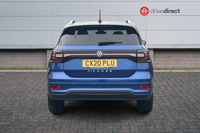 Volkswagen T-Cross 1.0 Tsi R-line Suv Euro 6 Ss CX20PLU Blue #4