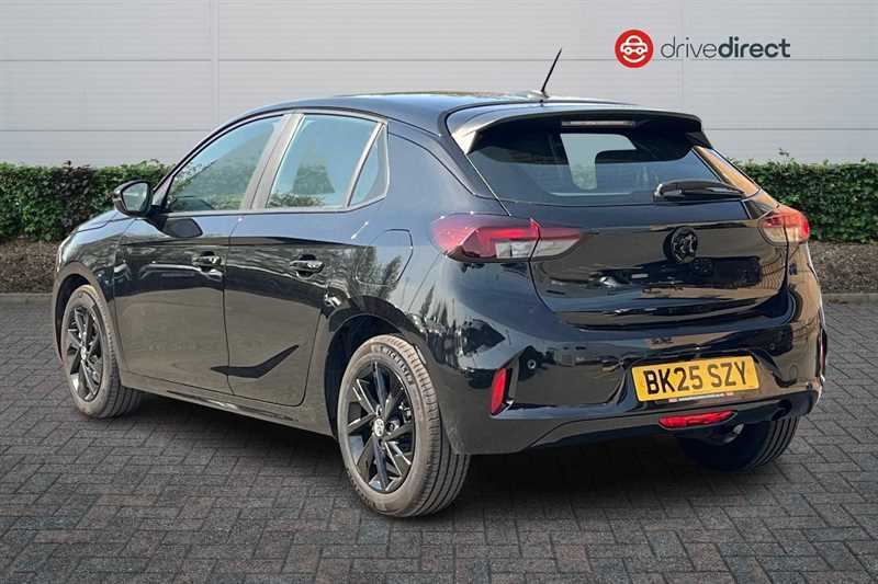Vauxhall Corsa 1.2 Turbo Yes Hatchback Euro 6 BK25SZY Black #5