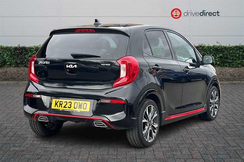 Kia Picanto 1.0 Dpi Gt-line Hatchback Euro 6 KR23OWO Black #3