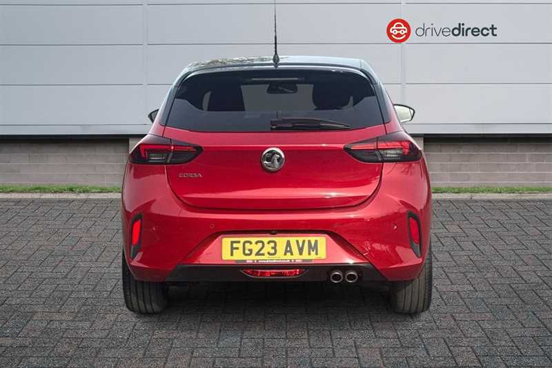 Vauxhall Corsa 1.2 Turbo Ultimate Hatchback Euro FG23AVM Red #4