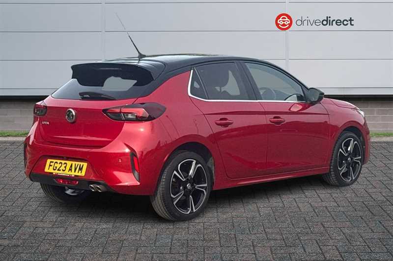 Vauxhall Corsa 1.2 Turbo Ultimate Hatchback Euro FG23AVM Red #3
