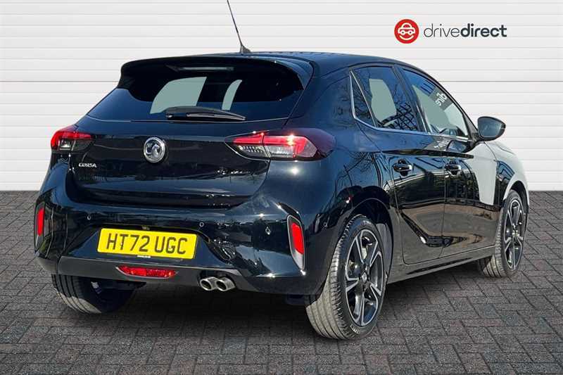 Vauxhall Corsa 1.2 Turbo Ultimate Hatchback Euro HT72UGC Black #3
